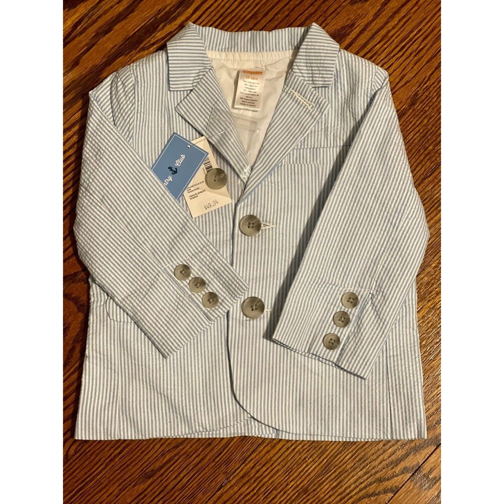 Baby Boy Seersucker Blazer